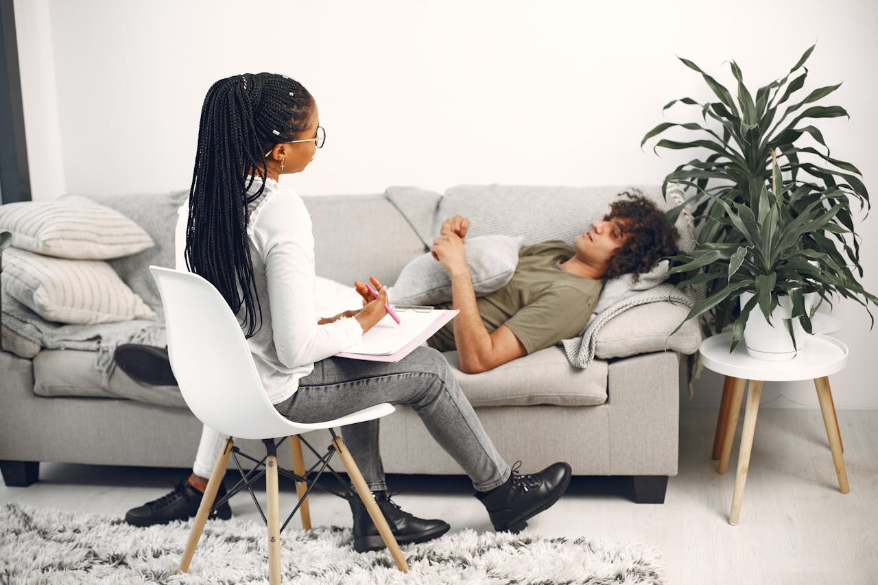 Therapy session at Jersey Behavioral Health